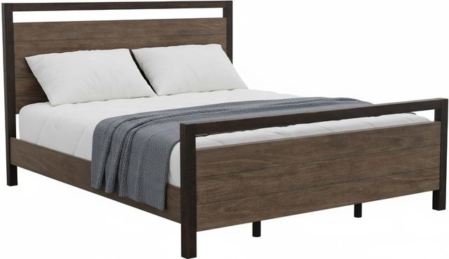 Sunny Designs™ Boise Tobacco Eastern King Panel Bed-0