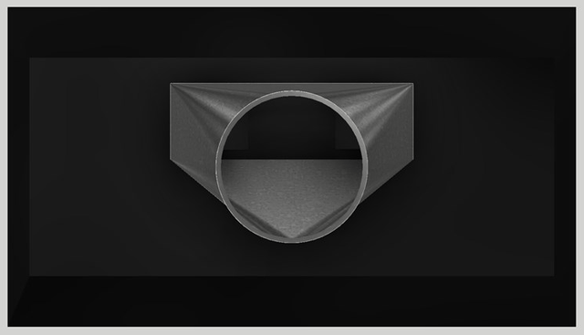 Vent-A-Hood® 48" Black Island Liner Insert-1