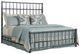 Kincaid® Abode Sylvan Black King Metal Rod Bed-0