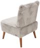Michael Amini® A La Carte Gray/Capri Kitten Armless Chair-4