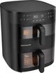 Frigidaire® 11.6 Quart Black 4-in-1 DualZone Air Fryer with Sync Cook-3
