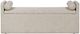 Signature Design by Ashley® Galliden Beige Upholstered Dining Bench-1