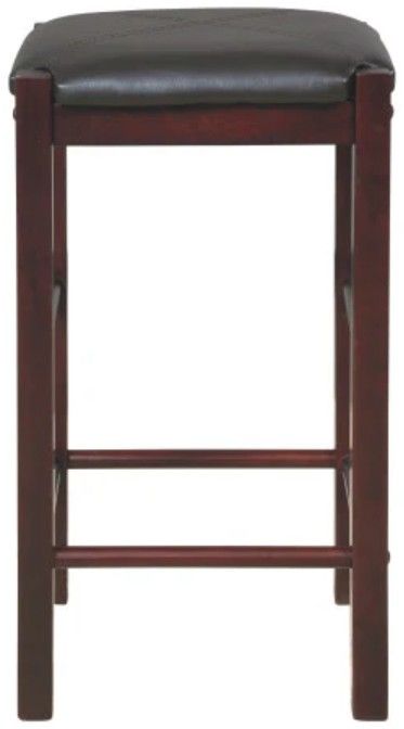 Linon Lance 2-Piece Espresso Counter Stool Set-4