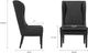 Olliix by Madison Park Charcoal Garbo Captains Dining Chair-4