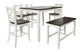 Jofran Inc. Asbury Park 6-Piece AP White/Autumn Brown Counter Dining Set-0