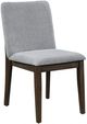 New Classic® Home Furnishings Kody Dark Walnut/Stone Gray Dining Side Chair-0