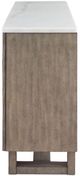 Signature Design by Ashley® Loyaska Grayish Brown/White 68" TV Stand-2