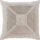 Surya Akira Beige 20"x20" Pillow Shell with Down Insert-0