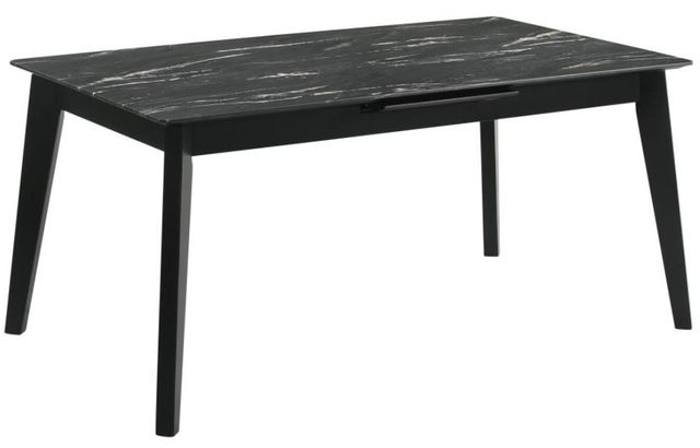 Coaster® Crestmont 7-Piece Beige/Black Dining Table Set-3