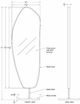 Renwil® Arlon Powder Coated Matte Black Full-Length Mirror-5