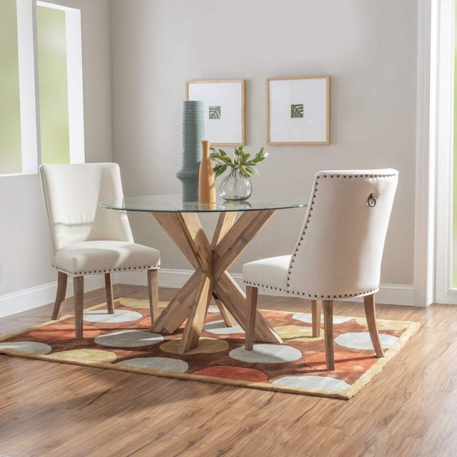 Powell® Auden 2-Piece Natural Dining Chair Set-1