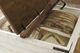 Signature Design by Ashley® Wystfield Brown Storage Coffee Table with Antique White Base-3