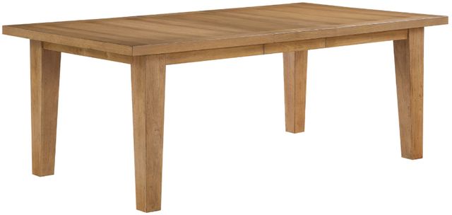 Steve Silver Co. Sommerset 7-Piece Black/Natural Oak Windsor Dining Table Set-3