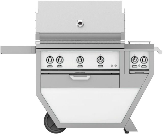Hestan® Deluxe 6-Burner Froth Freestanding Liquid Propane Grill-0