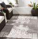 Surya Ariana Gray/White 4'x6' Area Rug-4