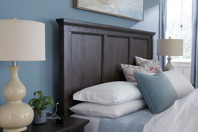 aspenhome® Cambridge Classic Cherry Queen Storage Panel Bed-1
