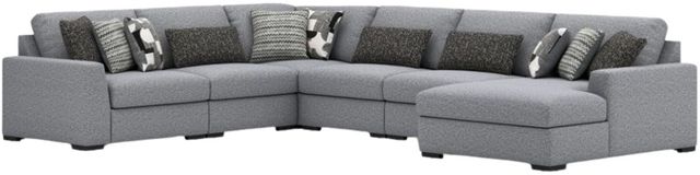 Benchcraft® Bealton 6-Piece Pepper/Salt Right-Arm Facing Sectional and Chaise-0