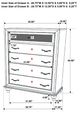 Coaster® Barzini 5-Piece White King Panel Bedroom Set-5