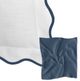 Laura Park Designs Scalloped Navy/White Cotton 26"x26" Euro Sham-2