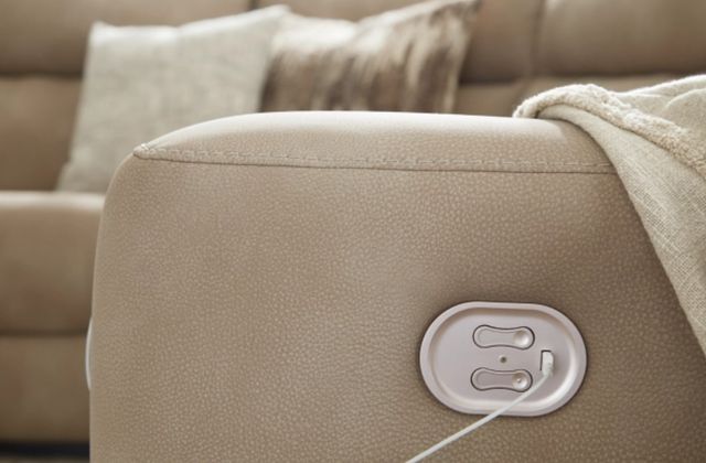Signature Design by Ashley® Next-Gen DuraPella Sand Power Recliner with Adjustable Headrest-5