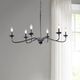 Olliix by Hampton Hill Matte Black Brighton Chandelier-4