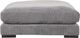 Moe's Home Collection Tumble Dark Grey Ottoman-1