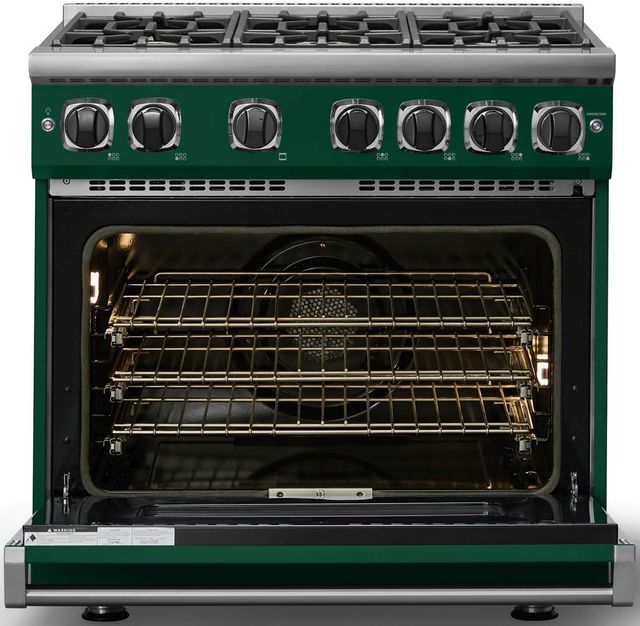 Viking® 7 Series 36" Ivy Pro Style Liquid Propane Gas Range-1