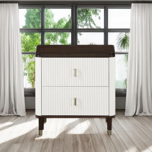 ACME Furniture Carena Brown/White Nightstand-1
