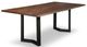 Handstone Customizable Pemberton Heritage Maple 48x60 Solid Top Metal Pedestal Table-0