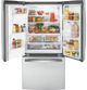 GE® 33" 17.5 Cu. Ft. Fingerprint Resistant Stainless Steel Counter-Depth French Door Refrigerator-2