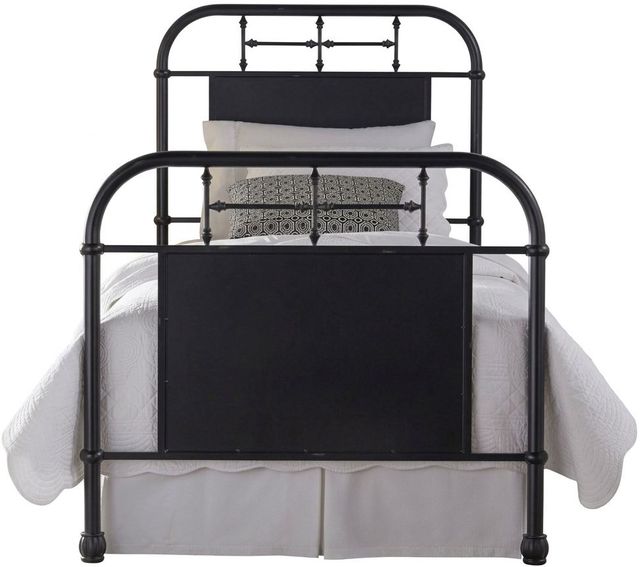 Liberty Furniture Vintage Black Youth Twin Metal Rod Bed-2
