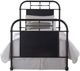 Liberty Furniture Vintage Black Youth Twin Metal Rod Bed-2