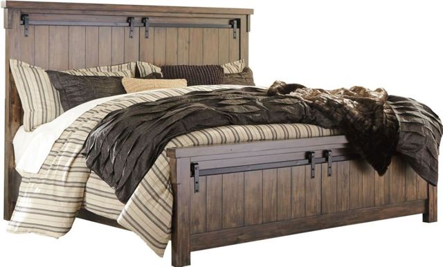 Signature Design by Ashley® Lakeleigh 6-Piece Brown King Panel Bed Set-1