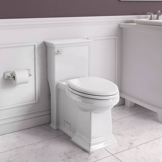 American Standard Town Square® S Linen Right Height® Elongated One-Piece Toilet with Seat-2
