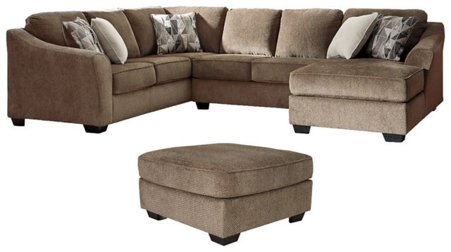 Benchcraft® Graftin 2-Piece Teak Living Room Set-0