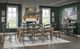 Legacy Classic Vintage Market Barnwood Oak Console Table with Mallard Green Base-2