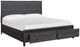 Magnussen Home® Merrifield Merino Pearl/Raisin Black King Panel Storage Bed-1