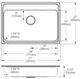 Elkay Lustertone® Classic Lustrous Satin 31" x 22" x 5-1/2" 1-Hole Single Bowl Drop-In ADA Sink with Quick-Clip-4