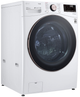 LG White Front Load Washer & Electric Dryer Laundry Pair-4