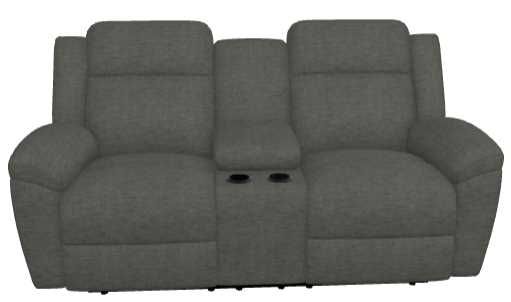 La-Z-Boy® Joel Slate Manual Reclining Loveseat with Console-1