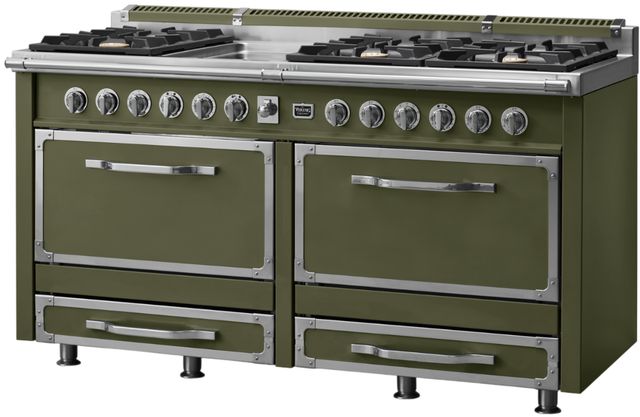 Viking® Tuscany 66” Martini Pro Style Dual Fuel Range with Griddle-2