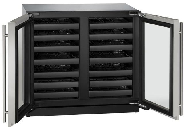 U-Line® 3000 Series 7.0 Cu. Ft. Stainless Steel Wine Cooler-1