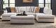 American Wholesale Furniture Melanie 2-Piece Sand Right-Arm Facing Sectional and Chaise-1