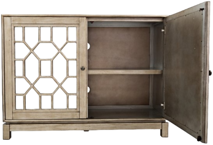 Jofran Casa Bella Mirrored Cabinet - Thumbnail 3