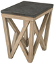 Riverside Furniture Hawkins Antique Oak/Bluestone Chair Side Table-0