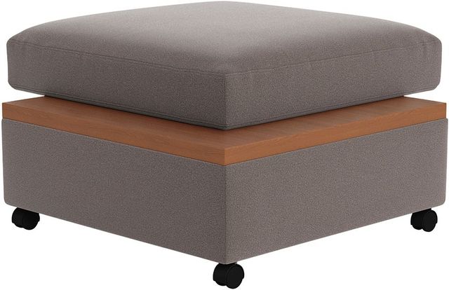 Palliser® Furniture Customizable Lotus Swivel Top Cocktail Ottoman-1