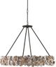 Currey & Company Oyster Shell Natural Chandelier-2