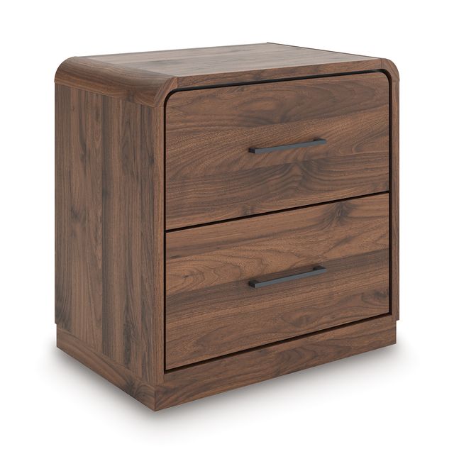 Signature Design by Ashley® Fortlorn Walnut Brown 2-Drawer Nighstand-0