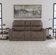 Flexsteel® Carter Cappuccino Power Reclining Loveseat with Console-1