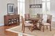 A-America® Anacortes Salvage Mahogany Ladderback Dining Side Chair-2